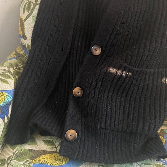 Doen Adelia Cardigan, in Black, size M - Picture 4 of 5